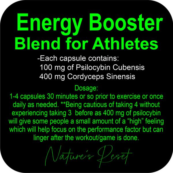 Energy Booster Blend for Athletes product information