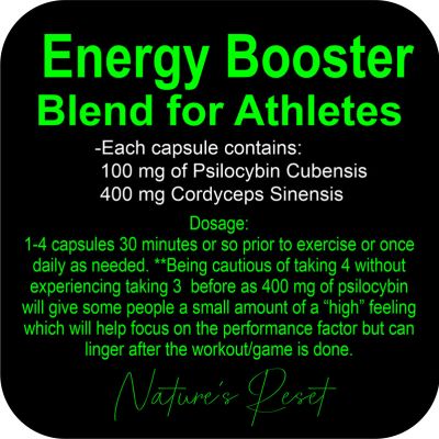 Energy Booster Blend for Athletes product information