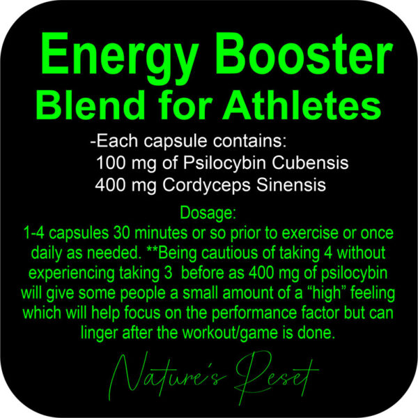 Energy Booster Blend for Athletes product information